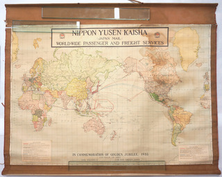 日本郵船歴史博物館様 地図関連（掛軸、掛図）３件 修復事業: 誠堂だより